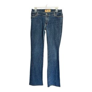 Seven 7 For All Mankind Boot Cut Denim Jean Womens‎ 29 x  33" Y2K  Med Wash